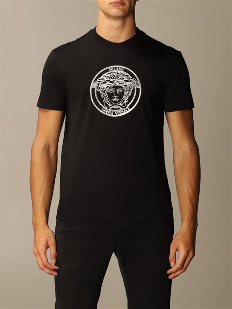 versace t shirt schwarz herren|versace t shirt women's.